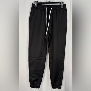 MANFINITY black, lounging pants for men in size medium